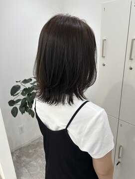 グラムヘアー(GLAM HAIR) 大人かわいいくびれミディアムスタイル