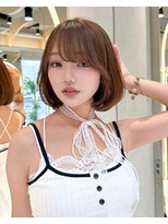 ロンドリメゾン 原宿(Lond re Maison.)&nbsp;暗めカラー/ボブ/顔周り/前髪/レイヤー/髪質改善/縮毛矯正/原宿