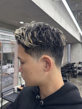 ニコ トウキョウ ロジック(nico TOKYO Logic) 刈り上げアップバングスパイキーショートパーマスパイラルパーマ