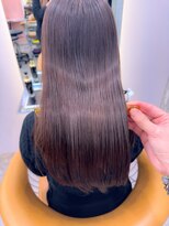 ロンド ブランシュ 錦糸町北口(Lond blanche)&nbsp;オリーブグレー/韓国風巻き/レイヤーカット/髪質改善/縮毛矯正