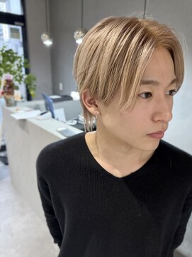 【EUNOS.】ナチュラルセンターパート×ホワイトカラー