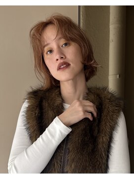 メゾンマイル 恵比寿(maison mile) #ブリーチなしダブルカラー#ワインレッド#ボルドーカラー#前髪