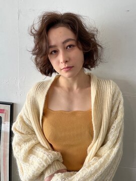 ソヨン 天王寺店(SOYON) アースカラー×ゆるふわランダムカール