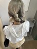 ケアブリーチダブルカラー+ヘッドスパ+超音波ヘアケア 28270円~→27170円~