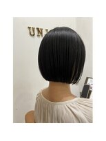 アンジュール 鹿児島中央店(UNJOUR.) 春◎30代40代クールボブ×髪質改善ストレート