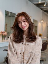 ラファンジュ ヘアー(Rohange hair)&nbsp;ラテグレージュ/チョコレートブラウン/韓国巻き/レイヤーカット