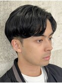 ナチュラルセンターパート/メンズカット/理容室