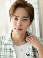 メンズヘア ビーセカンド 草加店(MENS HAIR B-2) 20代30代アップバングハイトーンカラーカジュアルショートI草加