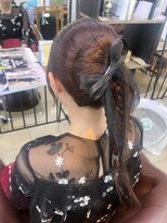 エミュ 中央駅店(eMu)&nbsp;【ロングヘアカチモリ】カチモリ×三つ編み.*