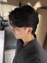 ウォルト(walt)&nbsp;栄 メンズ 毛流れパーマ 前髪立ち上げショート