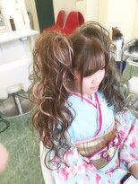 ヘアアンドメイク スタジオ ラプラス(HAIR&MAKE STUDIO rapLus)&nbsp;☆　振袖　ツインテール　☆