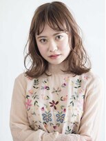 スリーバイキープ 尾山台(THREE by KEEP)&nbsp;[THREEbykeep関谷]ピンクベージュ☆ミディアムスタイル