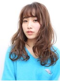 ウルふわパーマ×20代無造作クールブラウン