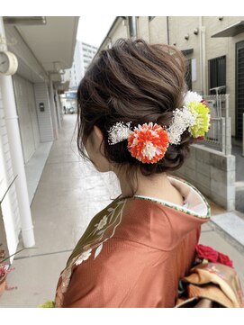 ヘアーアンドスパ エンジェイ(HAIR&SPA enj) アップスタイル