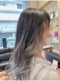 インナーカラーグレージュ