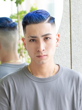 にもう ドラゴンバング　スキンフェード　BLUE