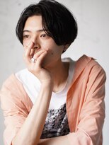 ロミーオム 本厚木(ROMMY. Homme)&nbsp;ジェンダーレス、センターパートで色気ミディアム☆ROMMY.Homme