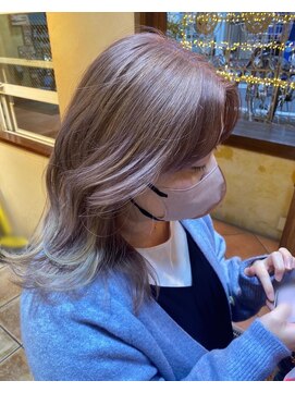 ジェイポイント ヘア クリニカ(J:POINT Hair CLINICA) mauve pink / earring color