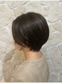 ダークグレージュ/ミルクチョコレート/ショート