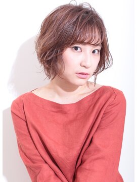 リメル 奥沢自由が丘店(Remel) 大人可愛い20・30・40代ランダムウェーブで抜け感ボブ/自由が丘