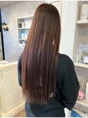 福山市caary人気ロングヘア/ストレートヘア/愛されブラウン