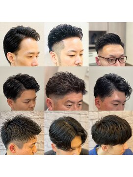 メグロバーバーショップロッポンギ 目黒六(MEGURO BARBER SHOP 6PPONGI) MEN'Sビジネスマンスタイル