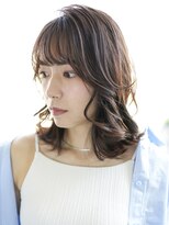 アイティーバイアルバム 藤沢店(IT by ALBUM) くびれレイヤーミディアム_マチルダボブピンクベージュ_9605