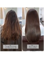 ラウ 門前仲町(Lawu)&nbsp;髪質改善ケア酸性ストレートでドライヤーするだけで艶髪へ