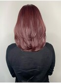 シルクレイヤーカット*ミディアムレイヤー*髪質改善*暖色カラー