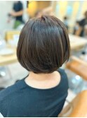 【tetote柴垣のサロンスタイル】大人可愛い グラボブショート