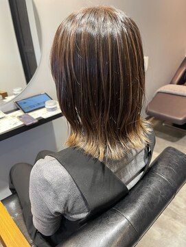 ヘアーラニッシュ 柏の葉キャンパス店(hair Lanish) 外ハネスタイル/20代30代40代/根元が気にならないバレイヤージュ