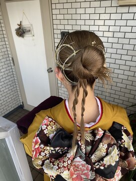 フェリーチェ(Felice) カチモリヘア　振袖ヘア　袴ヘア　個性派