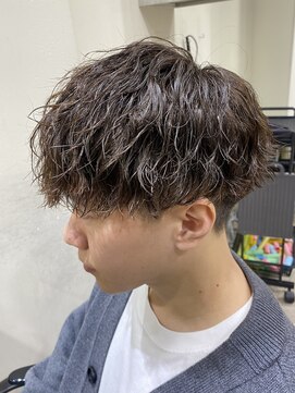 エル(EL by green) RYUYA】マッシュ×無造作縦落ちソフトツイストスパイラルパーマ