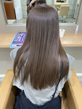 シンス(Since) アッシュベージュ/ブリーチなしカラー/艶髪