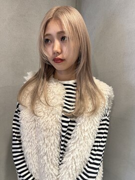 ペレ 梅田(PELE) 前髪/アンブレラカラー/こなれミディ/イメチェン/ウェーブパーマ