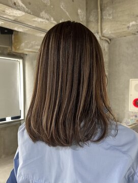 ラック(LUCK) レイヤーロング/バレイヤージュ/シルキーベージュ/船橋