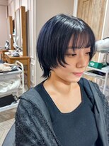 アネーロバイエーケー(ANHELO by AK)&nbsp;ブルーブラック×ウルフカット