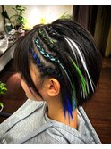 カラフルコーンロウ　コーンロー