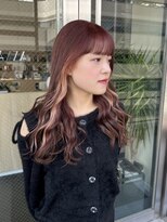 ザザ ZA/ZA 茗荷谷&nbsp;ブリーチなしダブルカラー/ピンクインナーカラー