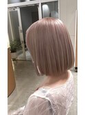 【長谷川】明るめブラウン/ミルクティーブラウン/ボブ