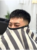 クロップ　スキンフェード　フェード