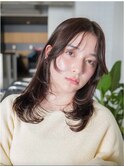 ◎韓国/顔周りレイヤー/ブリーチなし/ダブルカラー/名古屋名駅