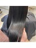 髪質改善ストレートと仕上げ