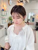 ヘアー アイス カンナ(HAIR ICI Canna)&nbsp;シースルーバング/ショートヘア/ショートボブ【ノグチ】