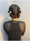 個性 ヘアセット