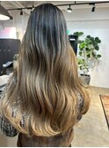 contrast balayage