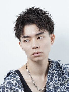 アルファ 新宿(alpha) 【alpha 新宿】ツーブロック×スパイキーショート