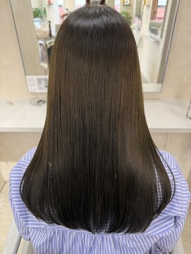 ユニック コウベ(unique KOBE) 髪質改善カラー×オリーブグレージュ