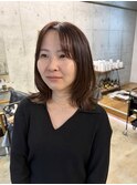 【iFY 大川】大人ブラウン×くびれヘア