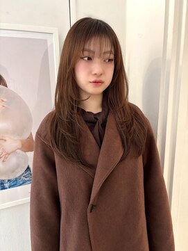 シータ(sheta) 【表参道sheta/riria】レイヤーカットブラウンベージュ